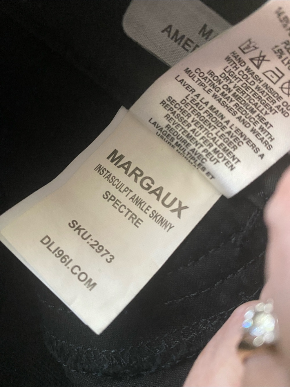 DL1961 Margaux instascupt ankle skinny brushed pants - Picture 9 of 14